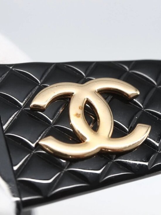 CHANEL Sunglasses plastic Black CC Auth 160328 main image 11